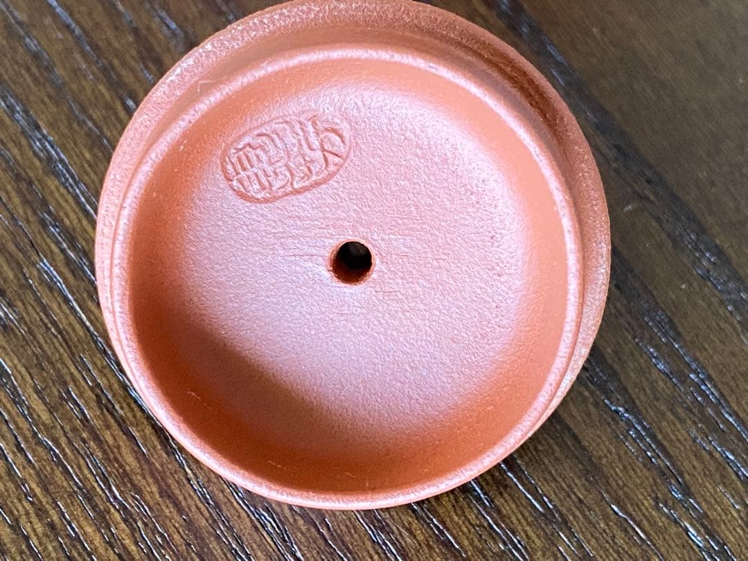 華泰茶荘　朱泥紫砂茶壺　恵芳手作り　小朱急須　台湾購入