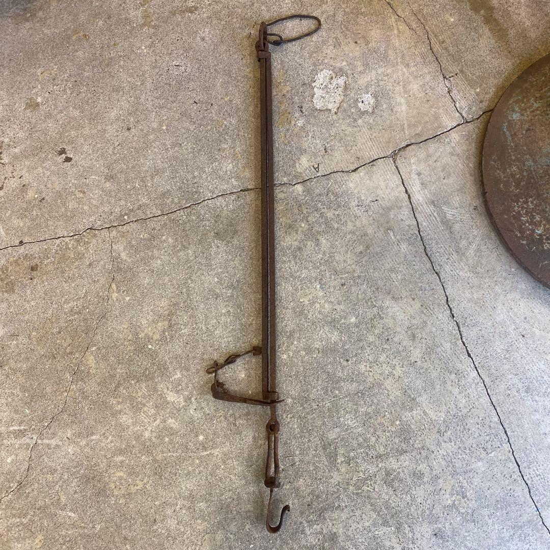 錆錆鉄自在鉤 アンティーク
