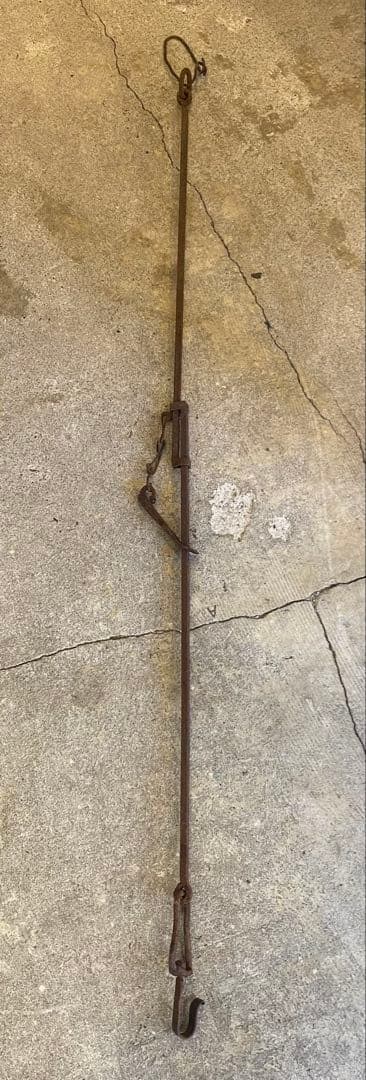 錆錆鉄自在鉤 アンティーク