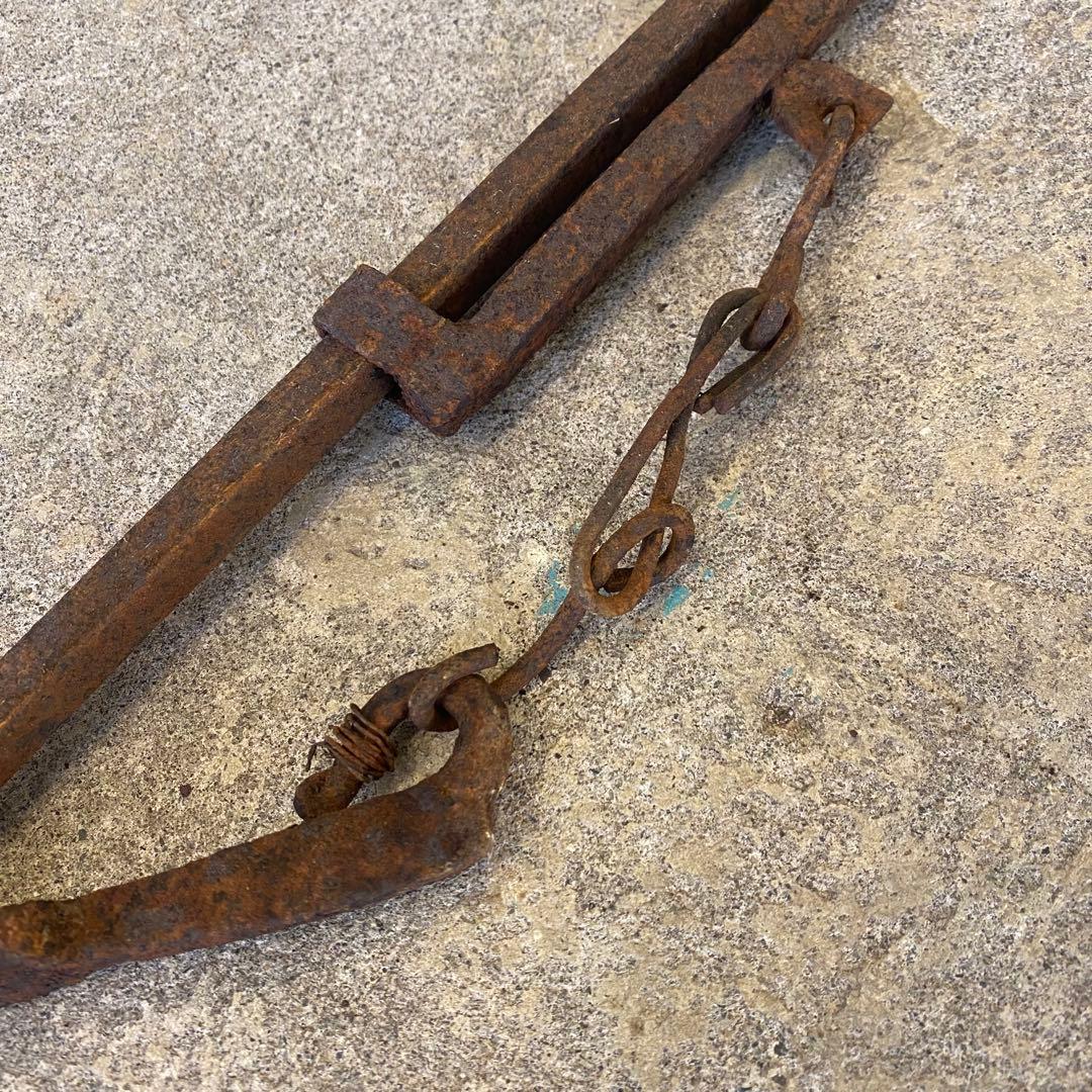 錆錆鉄自在鉤 アンティーク