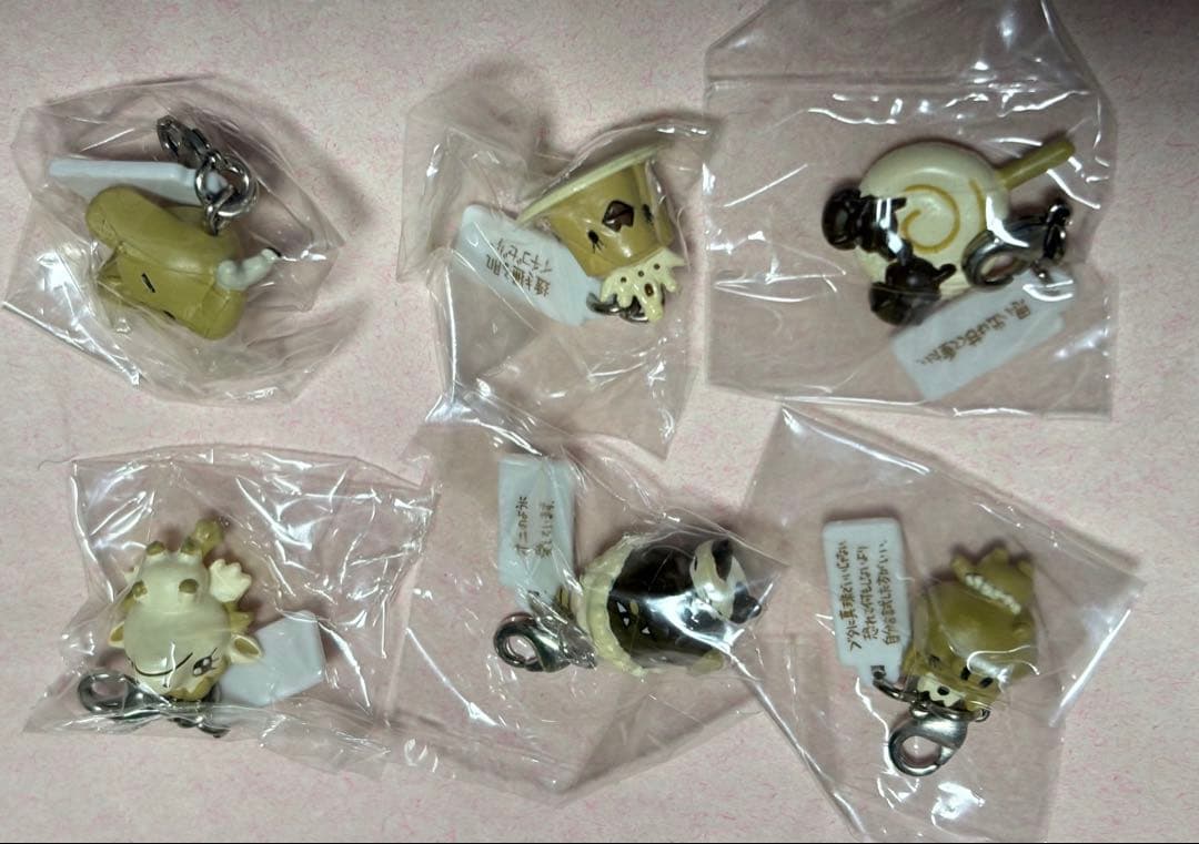 レア☆ちびギャラリー ミニマスコットギャラリーさんっ●6種セット●セピアVer.