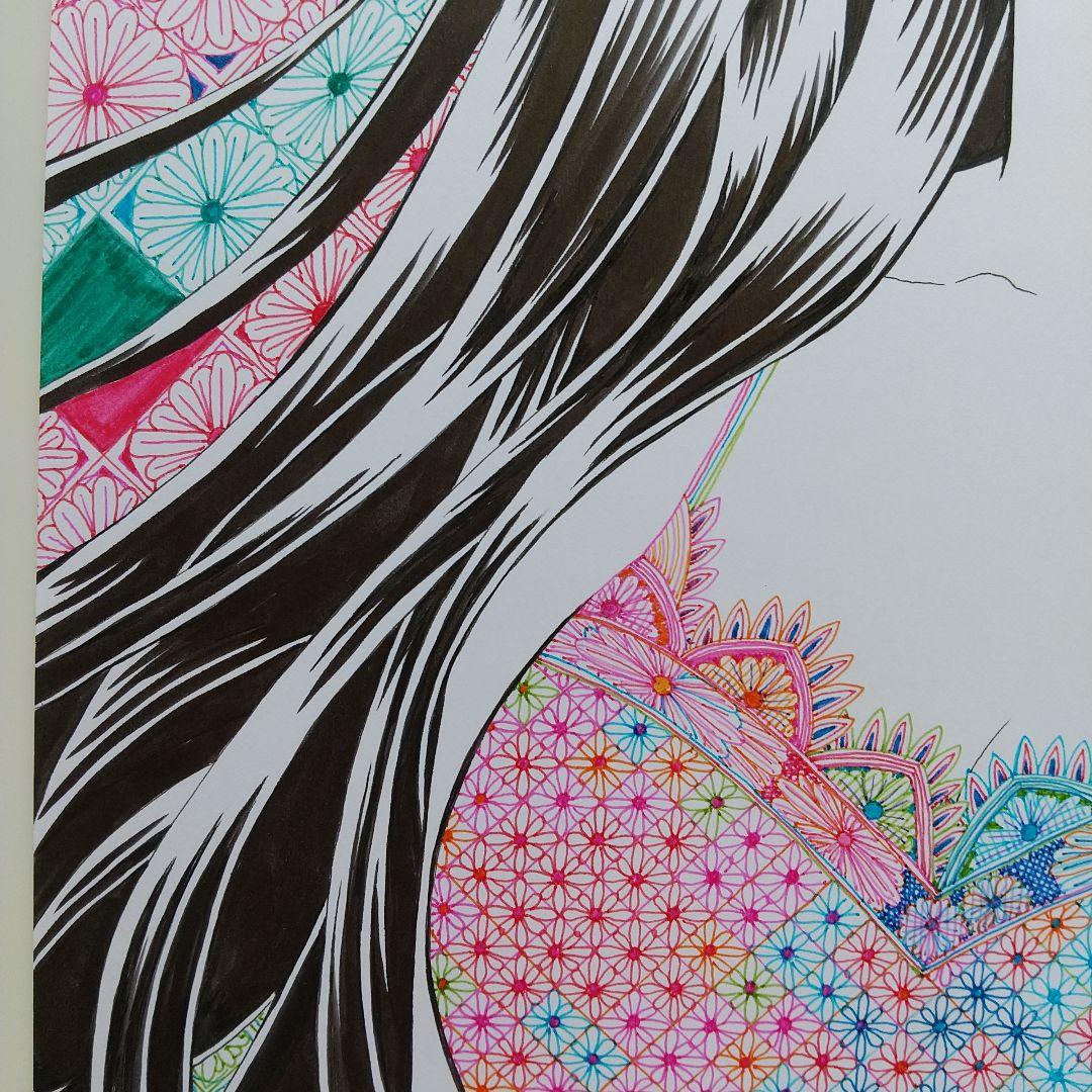 原画 「レースのドレス」