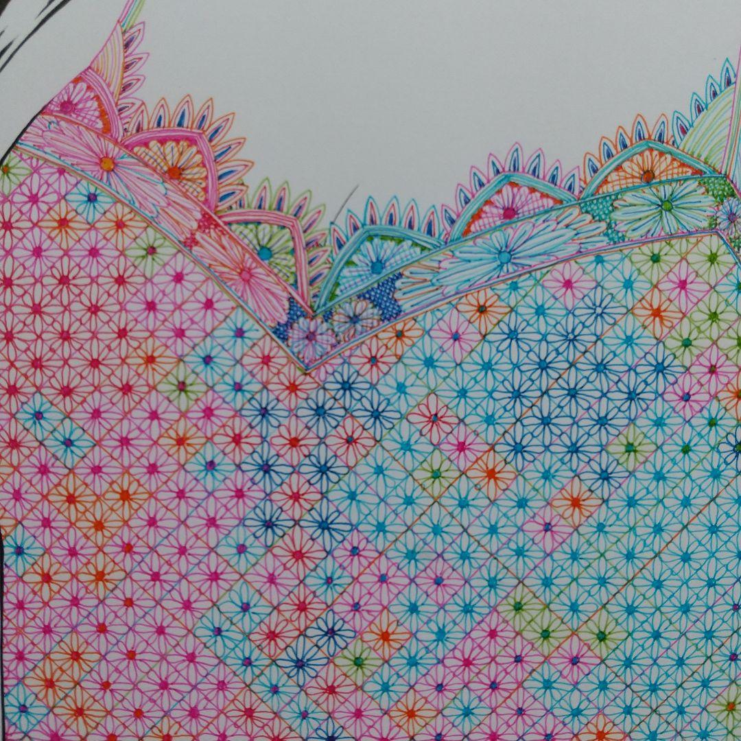 原画 「レースのドレス」