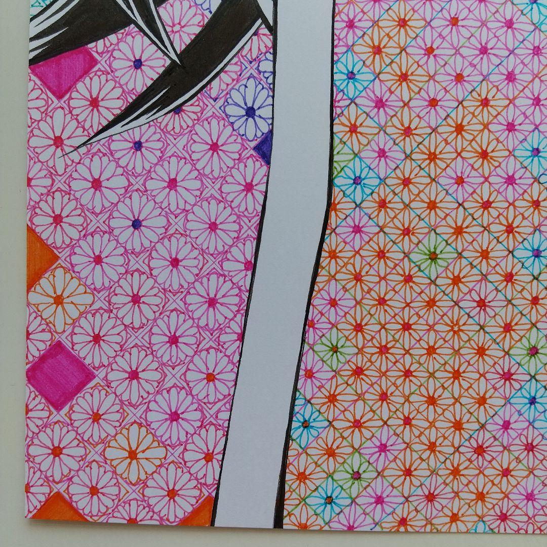 原画 「レースのドレス」