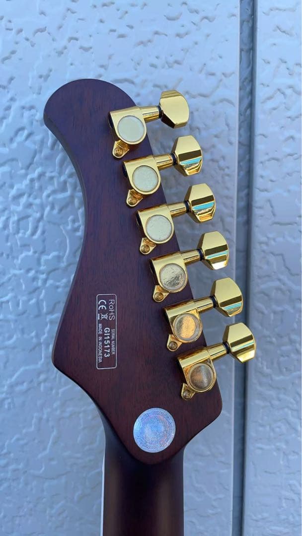 BACCHUSバッカズGlobalSeriesBARONCTMBLKエレキギター