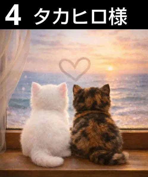 オーダーページ　ハンカチ347 黄昏にゃんこ柄　ハンドメイド3/22