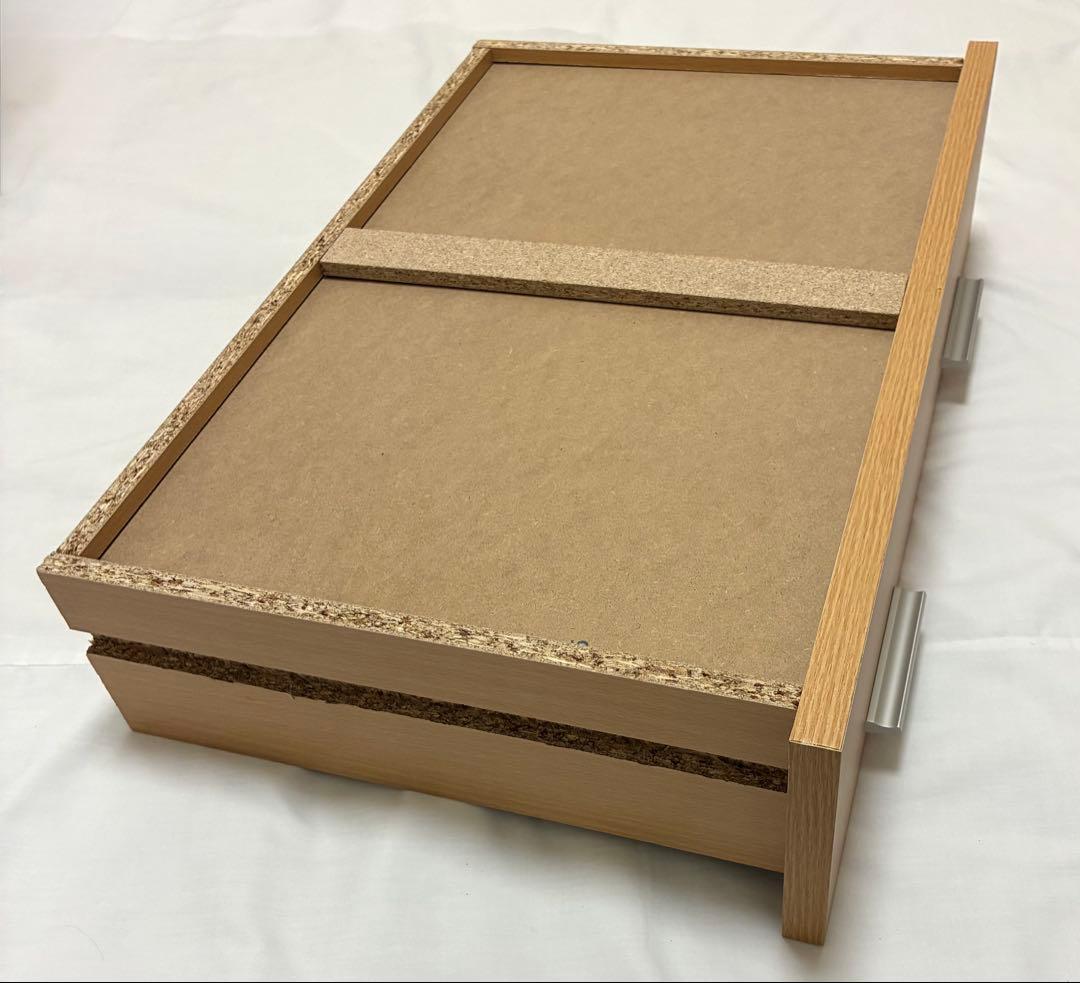 【幅59cm】【引出4段】引出し付きロッカー ナチュラル 4段 ベルメゾン