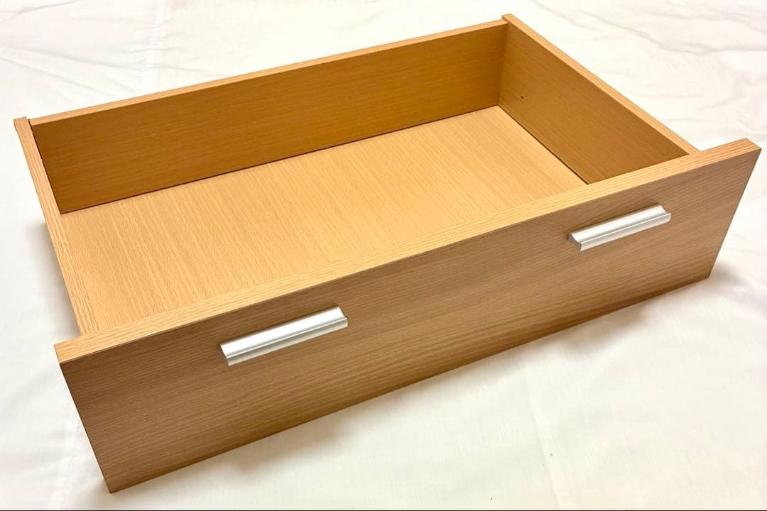 【幅59cm】【引出4段】引出し付きロッカー ナチュラル 4段 ベルメゾン