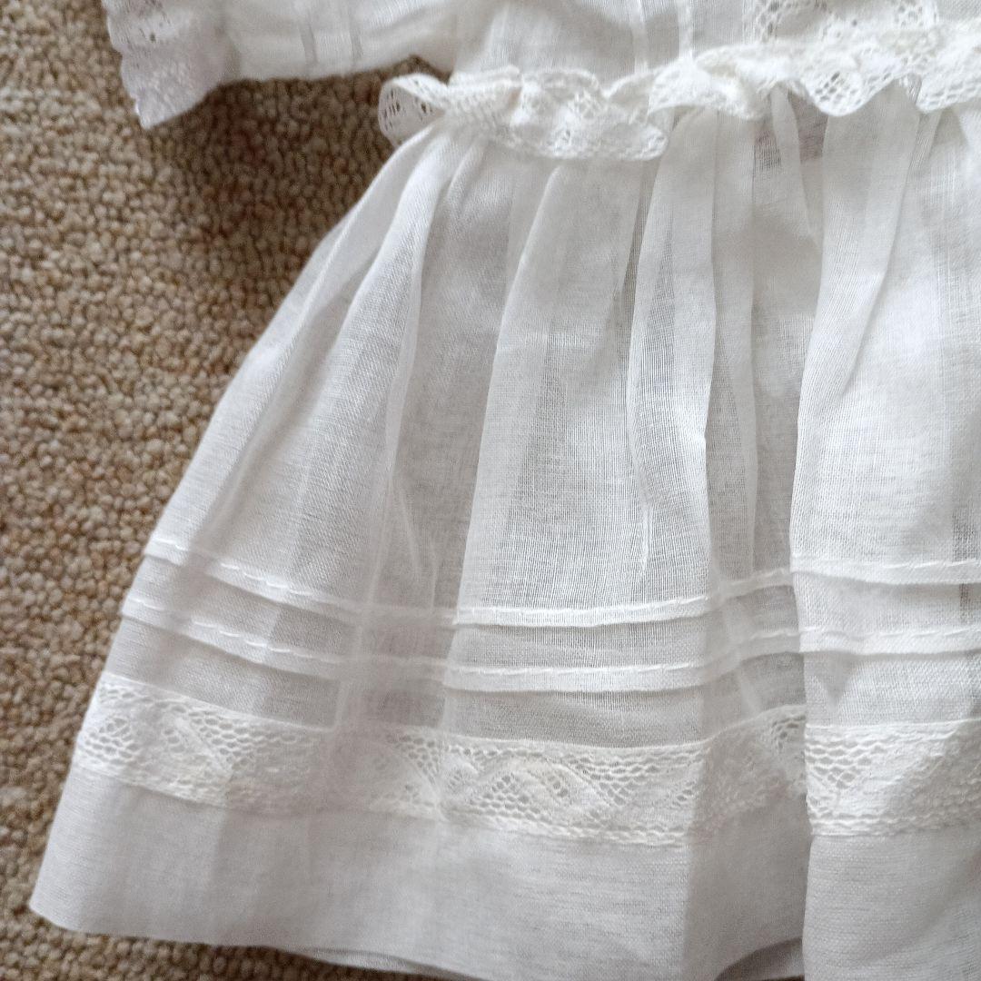 アンティークビスクドールのドレス30cmくらいに