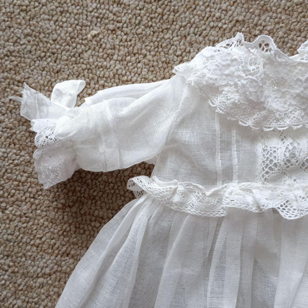 アンティークビスクドールのドレス30cmくらいに