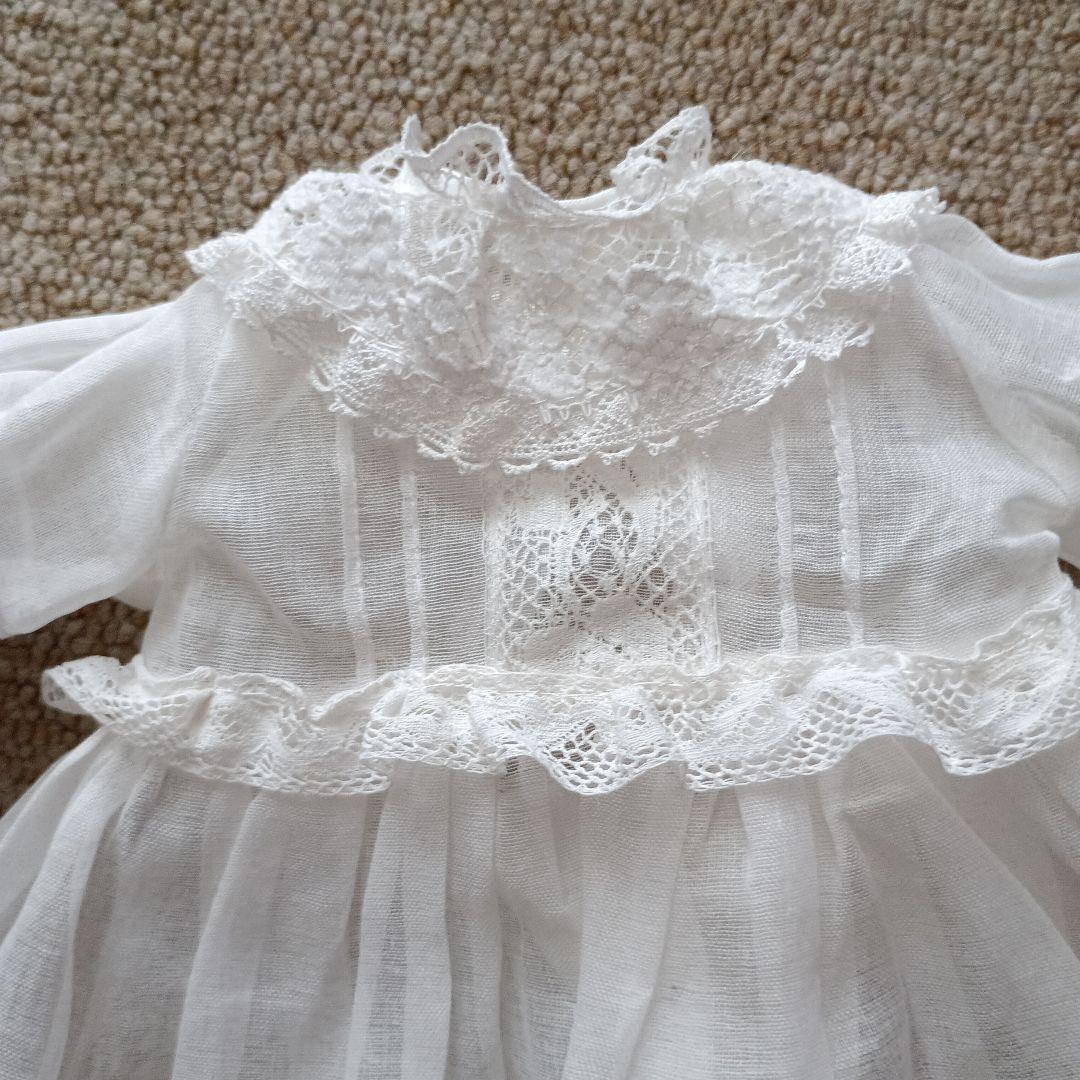 アンティークビスクドールのドレス30cmくらいに