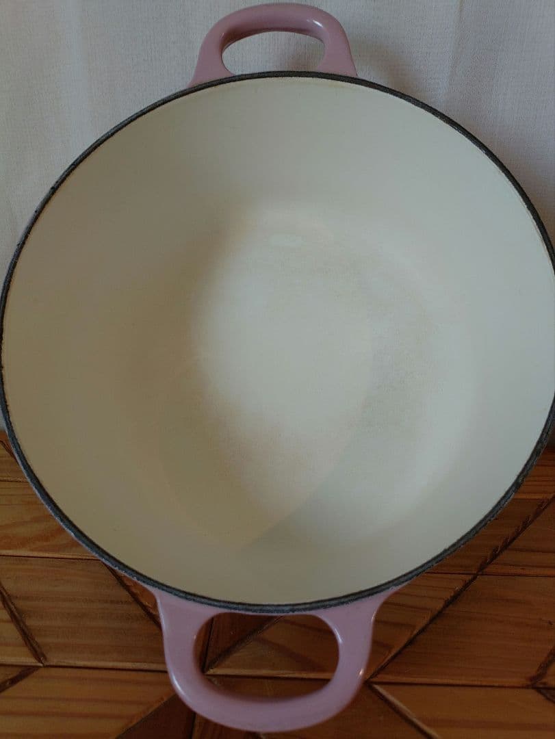 コ*モ様 美品　ル・クルーゼのピンク両手鍋　22 蒸し器付き