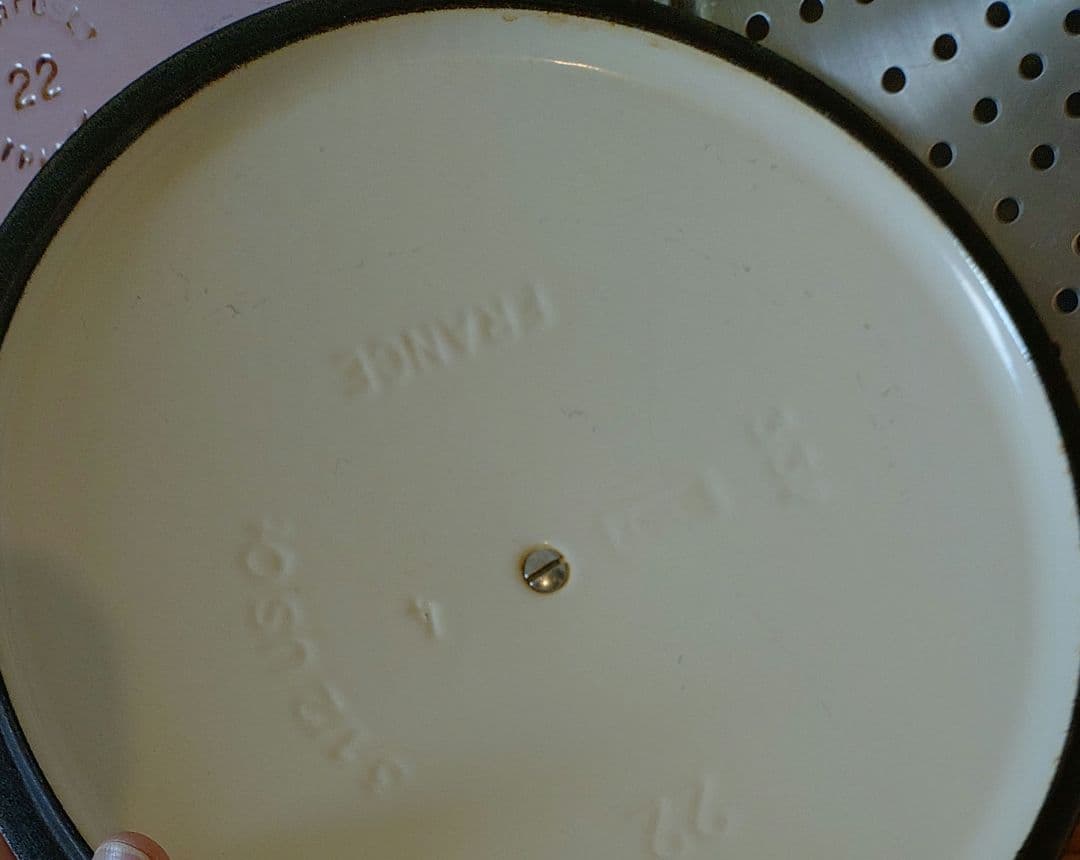 コ*モ様 美品　ル・クルーゼのピンク両手鍋　22 蒸し器付き