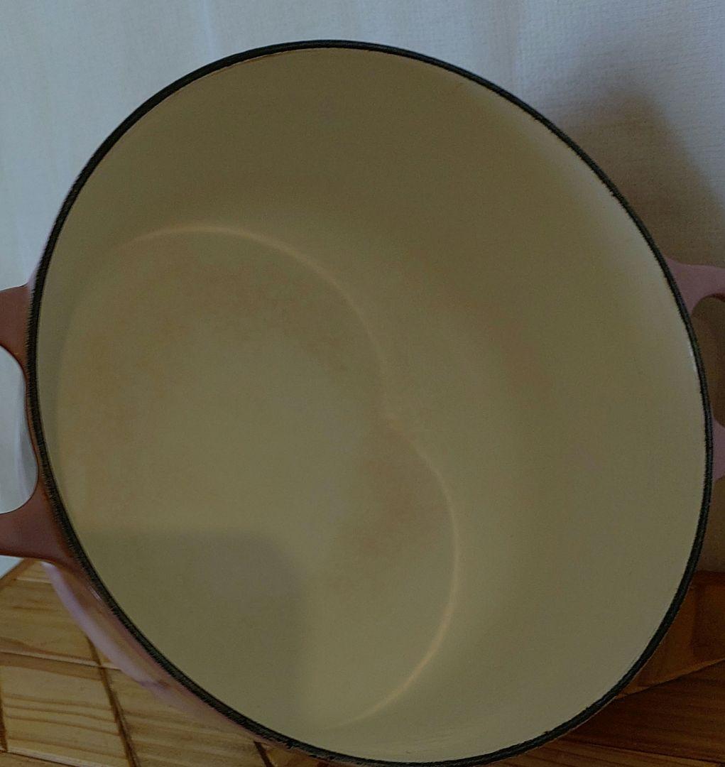 コ*モ様 美品　ル・クルーゼのピンク両手鍋　22 蒸し器付き