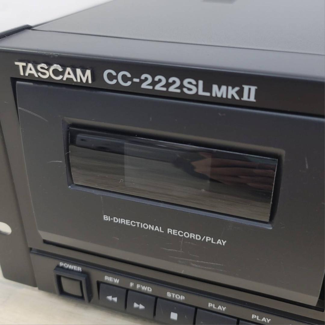 【良品】TASCAM CDレコーダー/カセットデッキ CC-222SLMK2