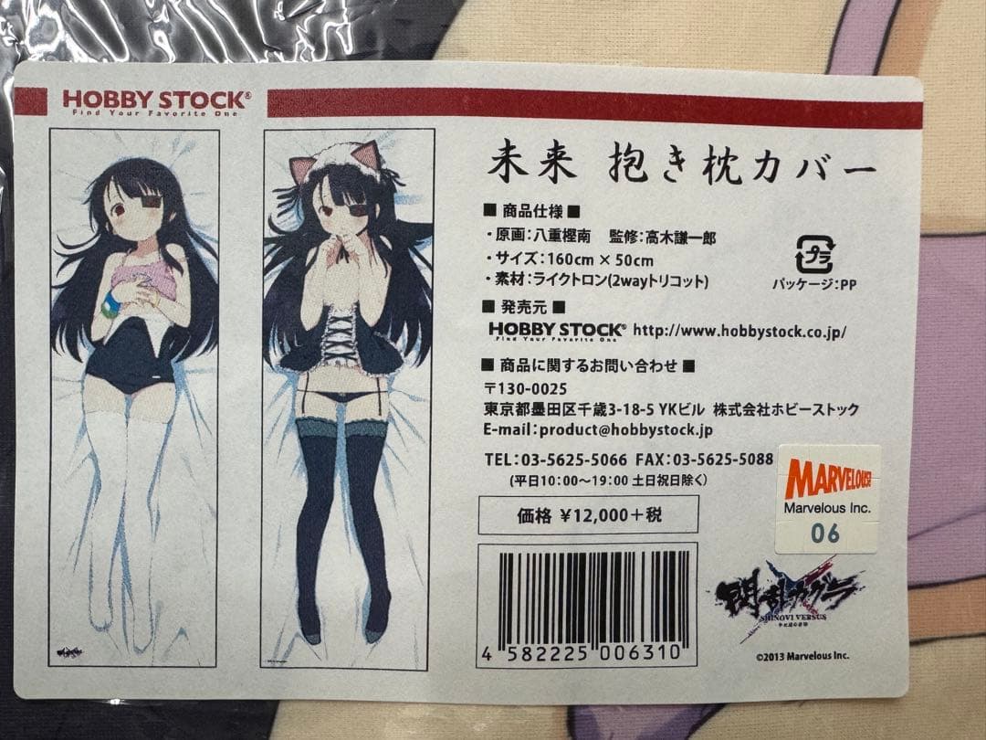 未開封 未来 抱き枕カバー 閃乱カグラ 少女達の証明 ホビーストック