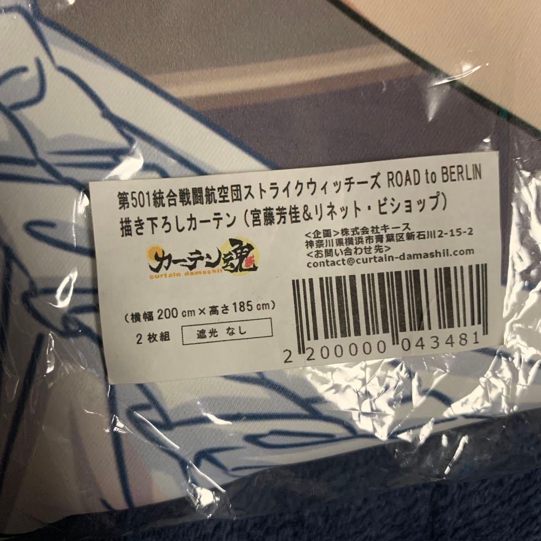 ストライクウィッチーズ 描き下ろしカーテン（宮藤芳佳＆リネット・ビショップ）