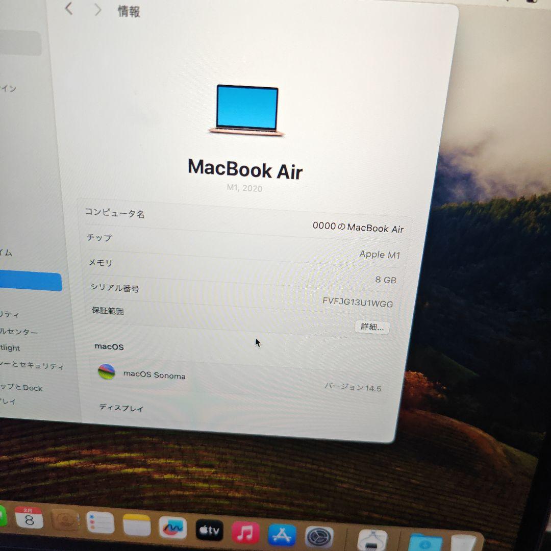 MacBook本体 Apple MacBook Air M1 2020 1TB 8GB