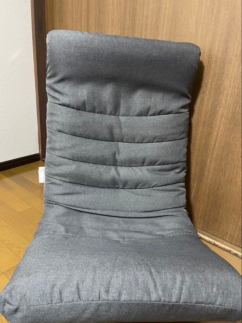 グレー座椅子 ポリエステル製