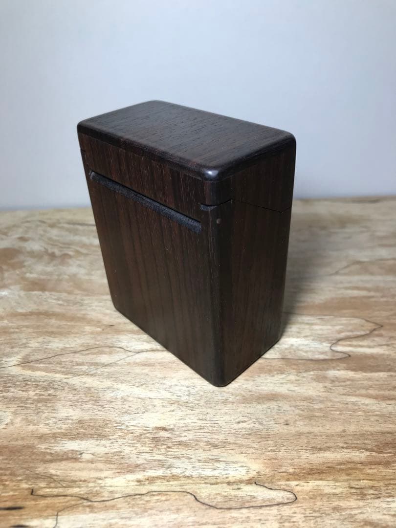 天然木製　シガレットケース　「インディアンローズ」