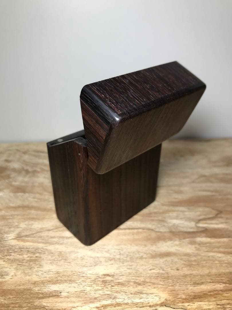 天然木製　シガレットケース　「インディアンローズ」