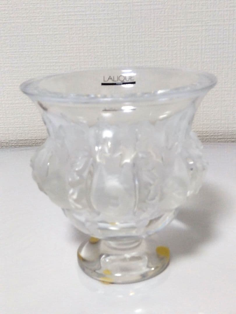【未使用】LALIQUE ダンピエール ベース 花瓶 1223000