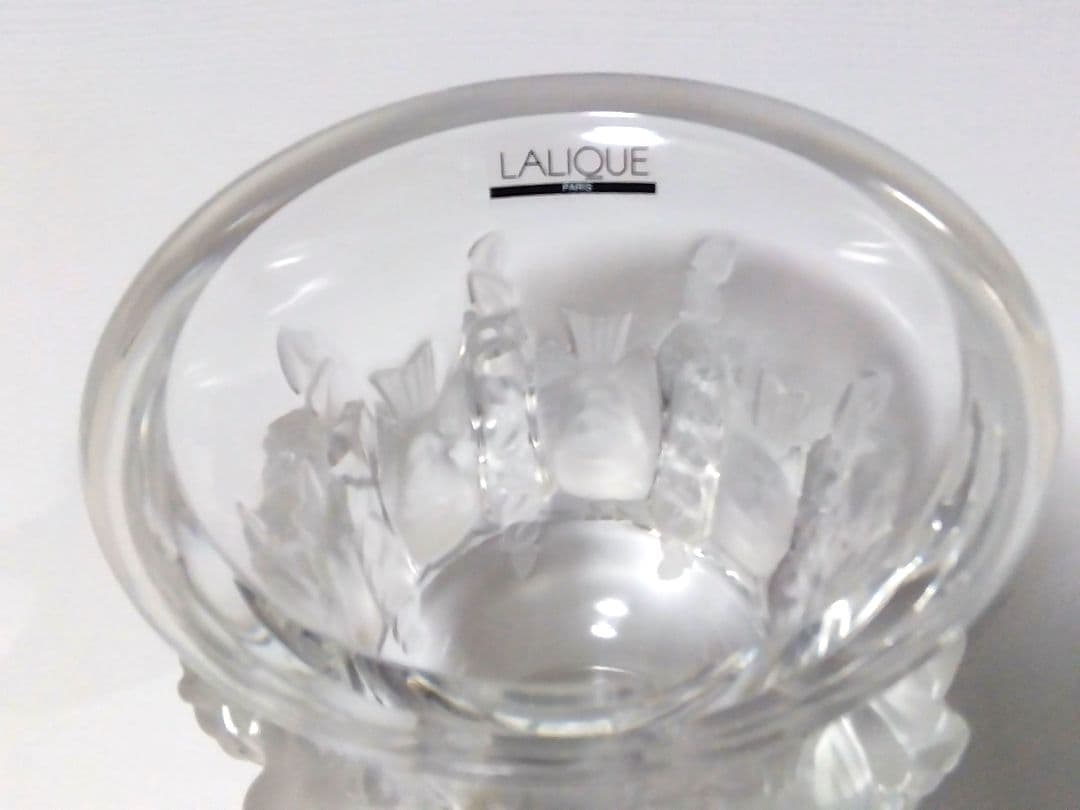 【未使用】LALIQUE ダンピエール ベース 花瓶 1223000