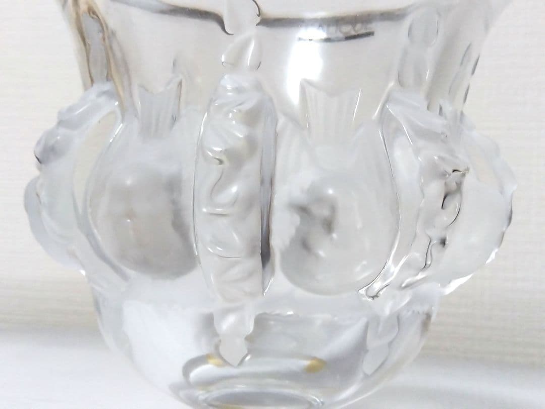 【未使用】LALIQUE ダンピエール ベース 花瓶 1223000
