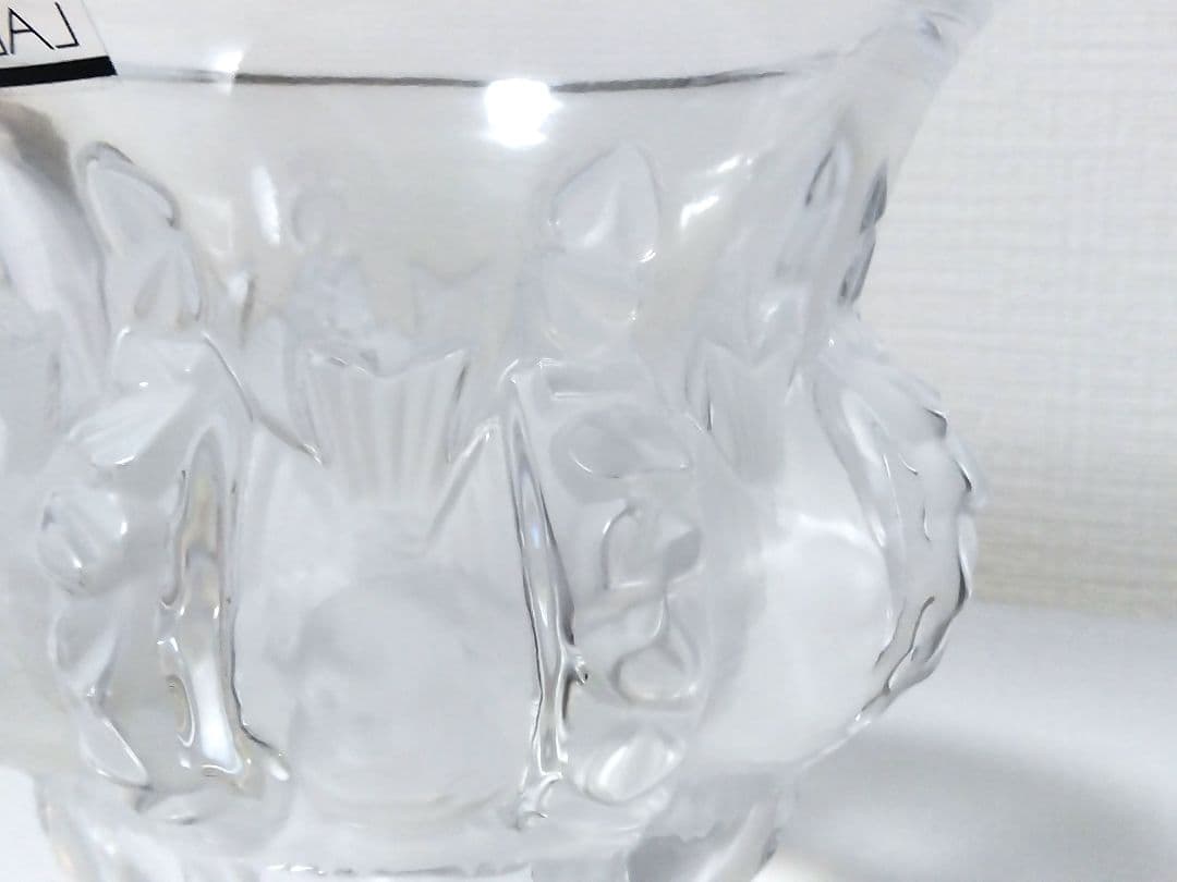 【未使用】LALIQUE ダンピエール ベース 花瓶 1223000