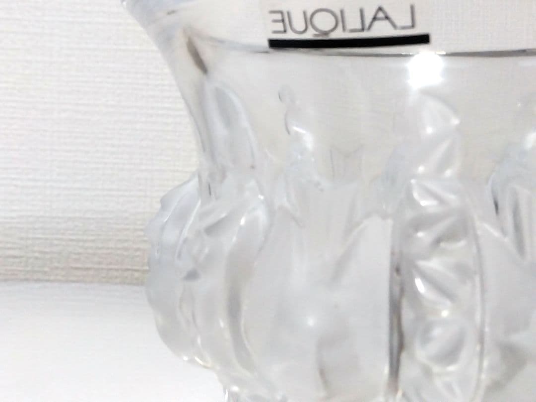 【未使用】LALIQUE ダンピエール ベース 花瓶 1223000