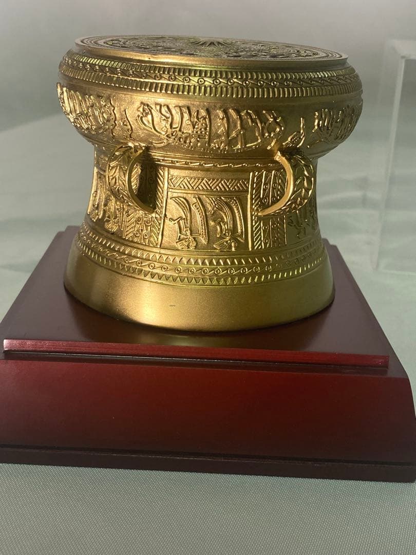 2521❣️ベトナム　ドンソンドラム　銅鼓　オブジェ