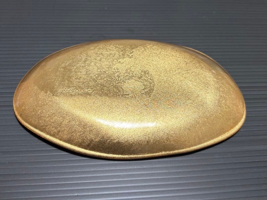 【完売品・新品】大阪万博 ミャクミャク 箔名画 北斎　ガラストレー　神奈川沖浪裏