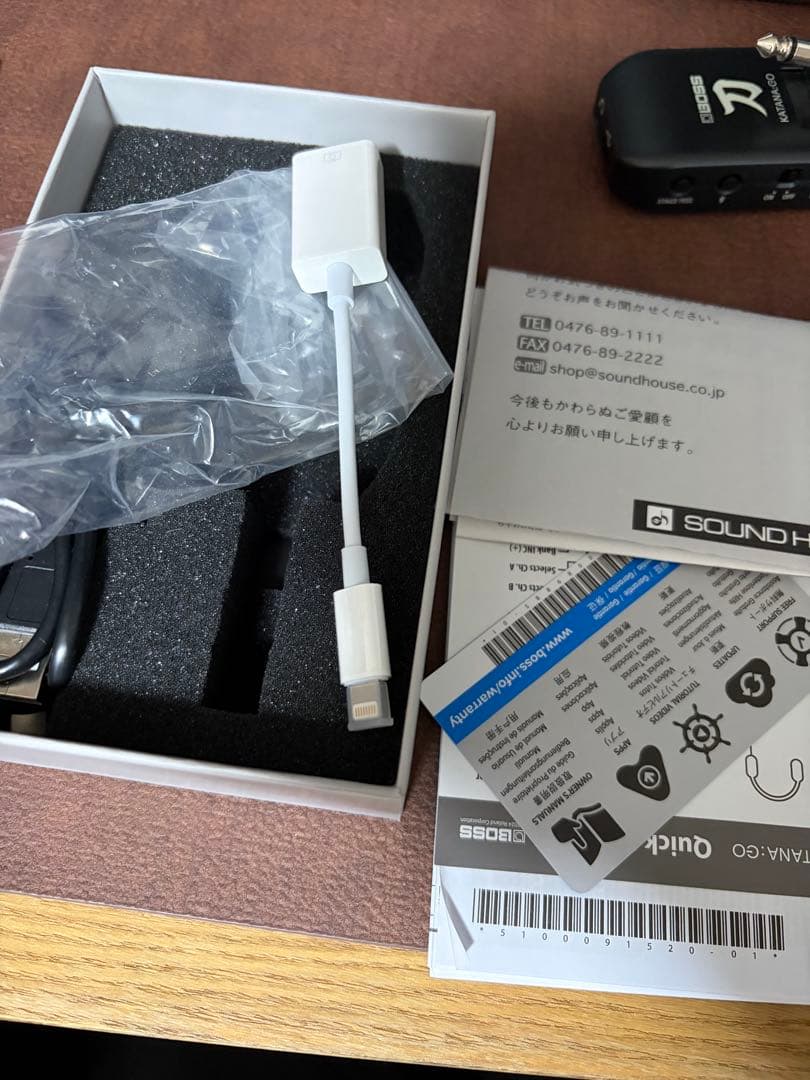 美品KATANA GO BOSS KTN-GO2 刀 ヘッドホンアンプ　値下げ