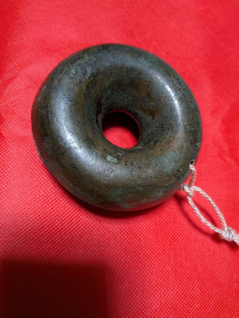 江戸時代後期幕末〜明治時代前半期頃時代古銅製（大）馬鈴直径１０Ｘ胴径３１当事物