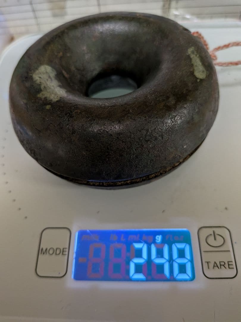 江戸時代後期幕末〜明治時代前半期頃時代古銅製（大）馬鈴直径１０Ｘ胴径３１当事物