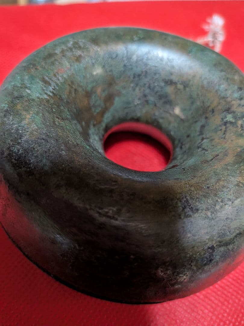 江戸時代後期幕末〜明治時代前半期頃時代古銅製（大）馬鈴直径１０Ｘ胴径３１当事物