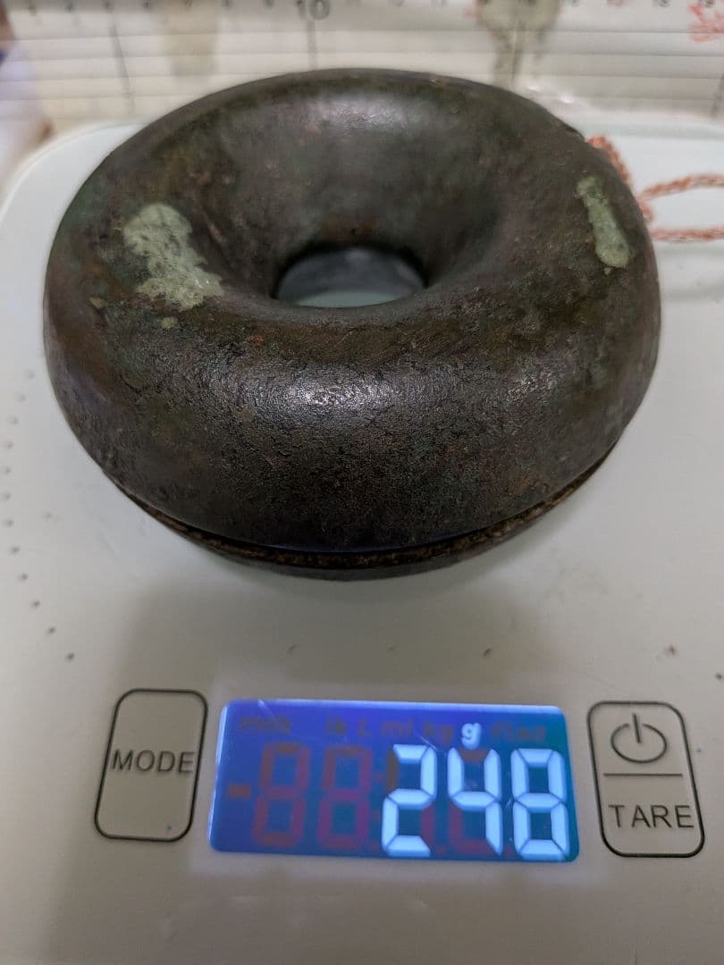 江戸時代後期幕末〜明治時代前半期頃時代古銅製（大）馬鈴直径１０Ｘ胴径３１当事物