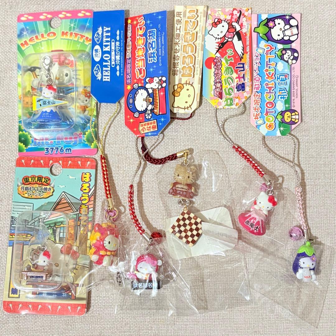 ご当地　キティ　ストラップ　キーホルダー　まとめ売り　限定　根付け　ハローキティ