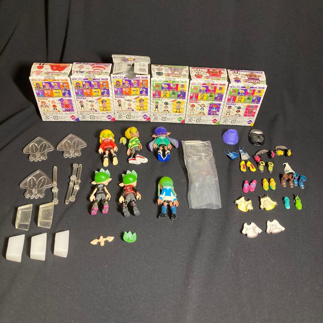 スプラトゥーン フィギュア　きせかえギアコレクション　初回盤