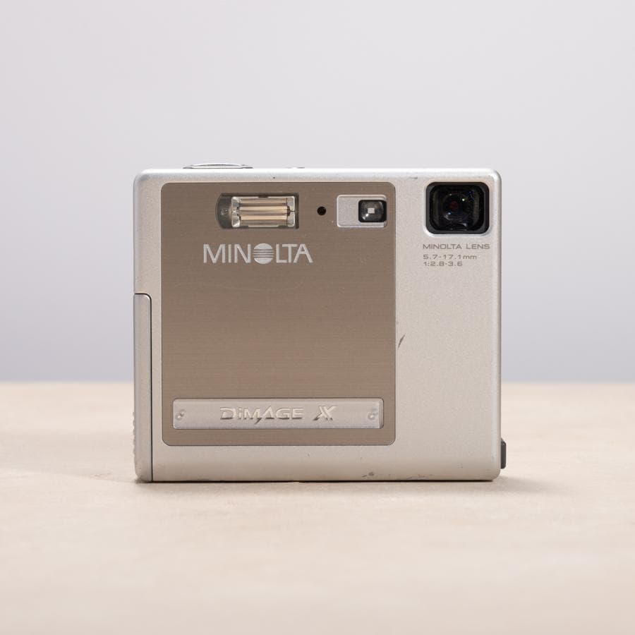 【スマホ転送OK】MINOLTA DIMAGE X シルバー 動作確認済み