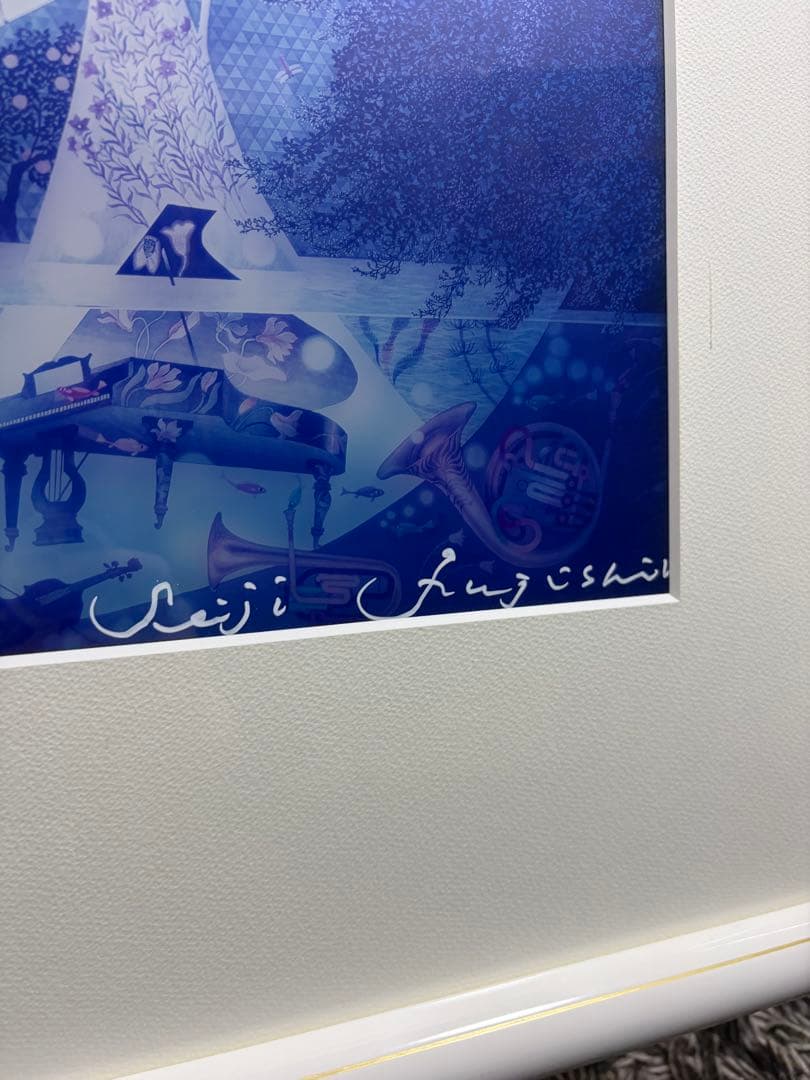 藤城清治　生命讃歌　直筆サイン入り　ライトアップアート　59/250