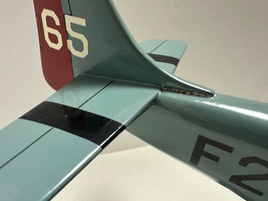 最終値下P-51D MUSTANG 1/24 マスタング 傷塗装剥がれあり　木製