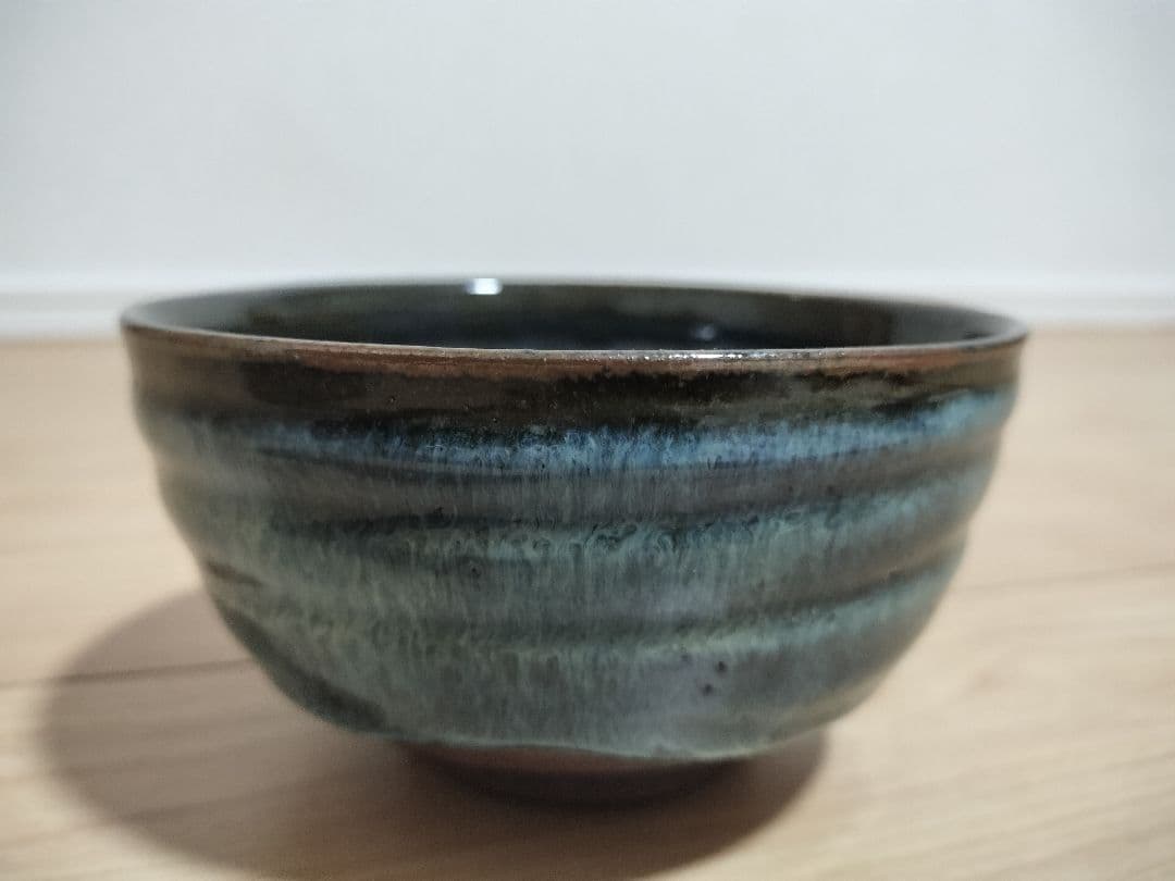 ハンドメイド 青色 陶器 茶器