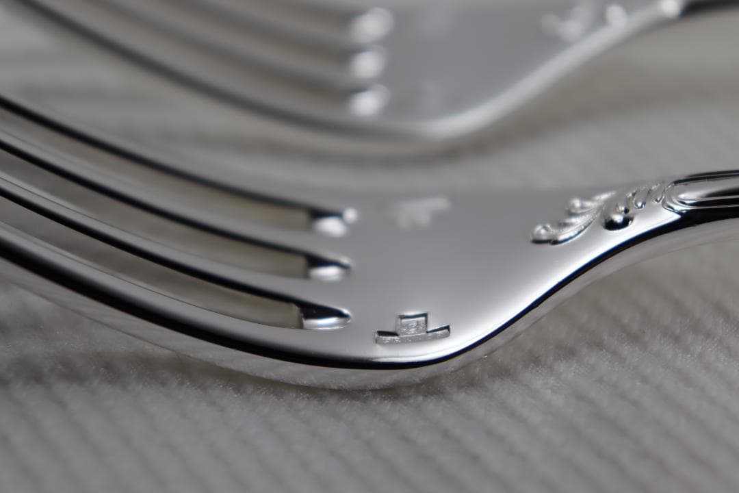 クリストフル■デザートフォーク２本組■とてもきれい¨¨■大人気の『マルリー』です