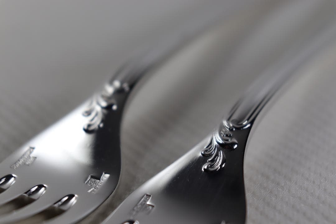 クリストフル■デザートフォーク２本組■とてもきれい¨¨■大人気の『マルリー』です