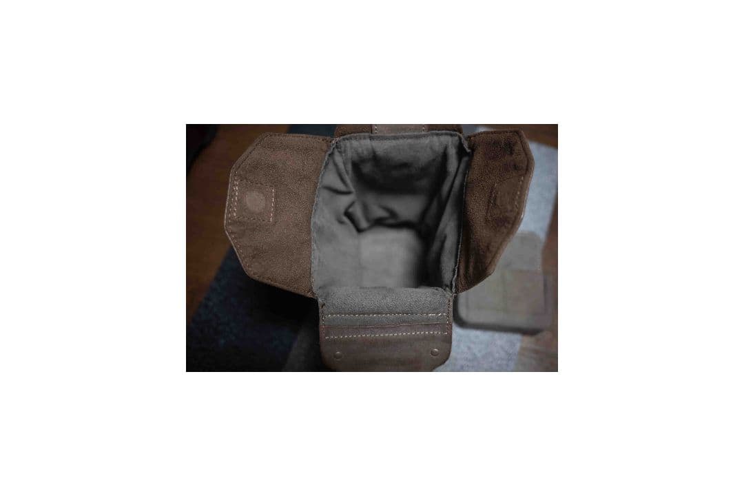 enzo Leicaカメラ用ネイビーレンズカバー及びユリシ-ズレンズケース