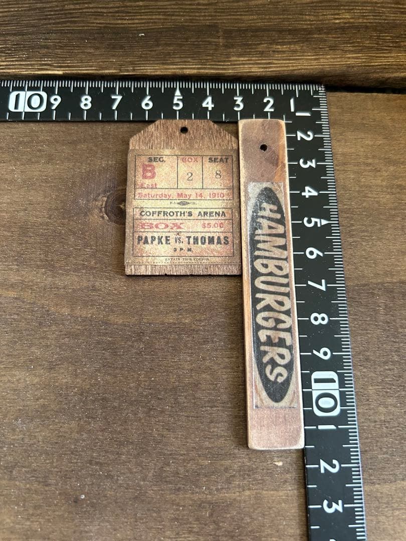 レトロウッドタグ　　No.430