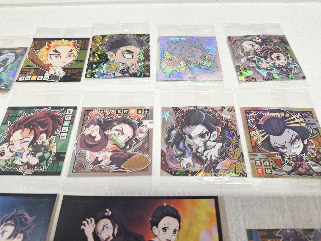 鬼滅の刃 シール 204枚セット 原画展 箔押し入り