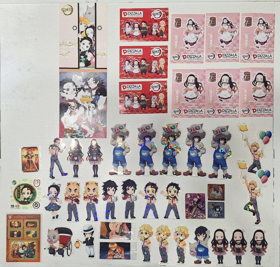 鬼滅の刃 シール 204枚セット 原画展 箔押し入り