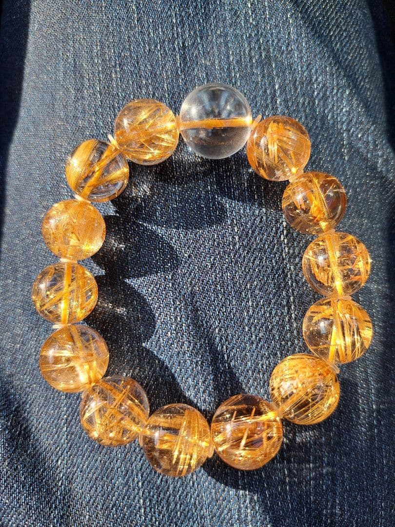 タイチンルチルブレスレット極上品　　xtxexrxux